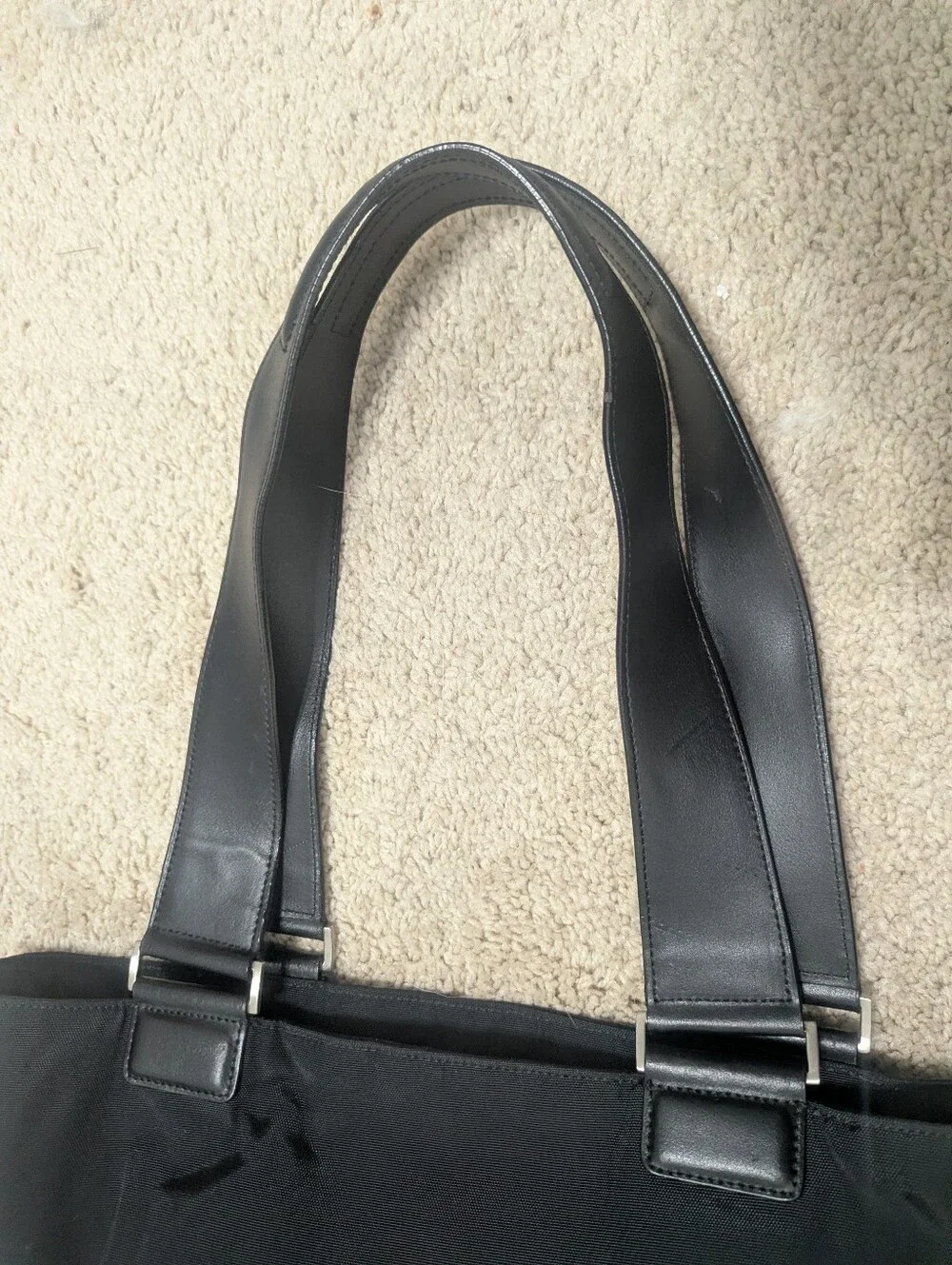 Tumi  Black Nylon Tote Bag